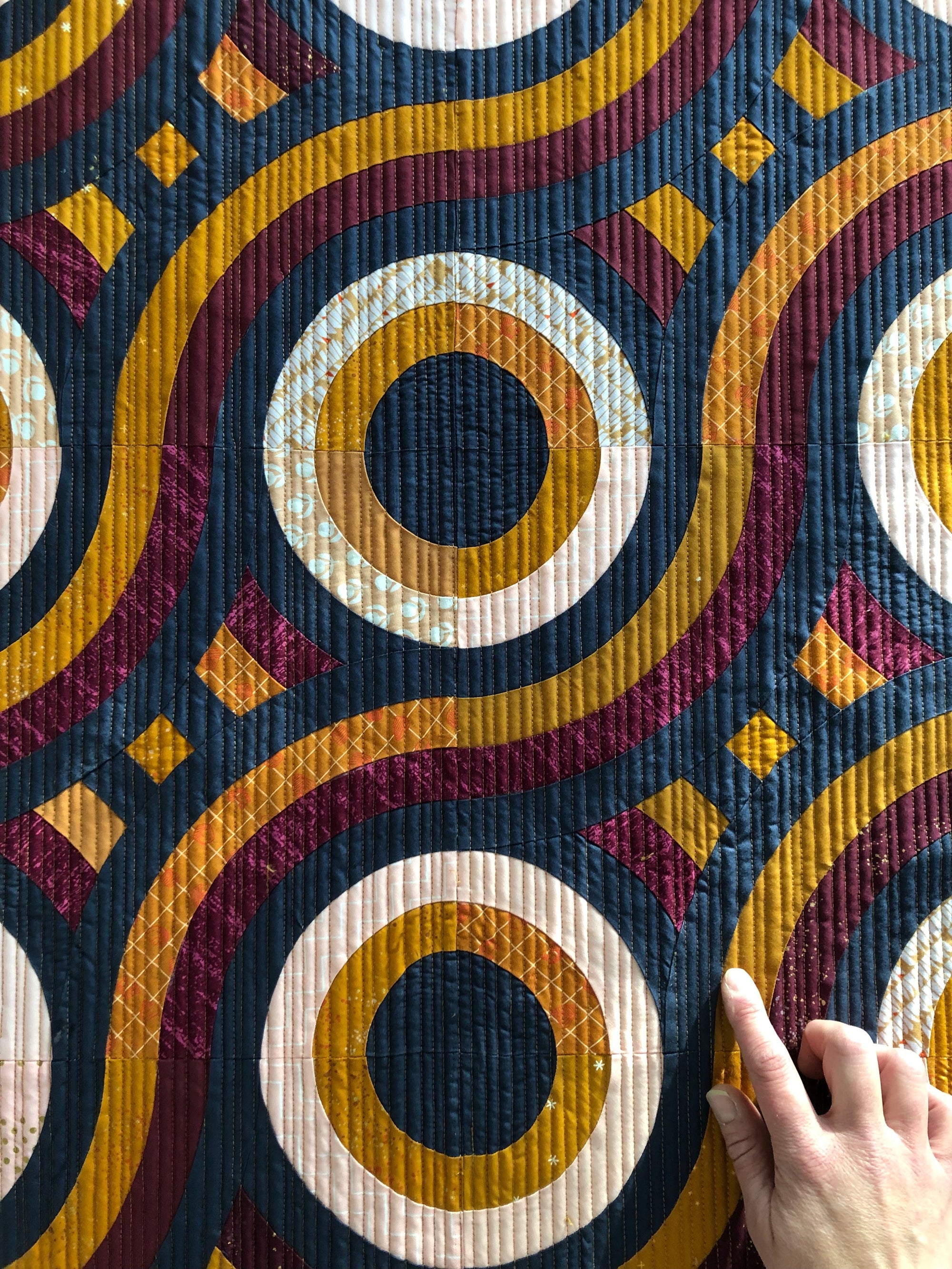 Many Nested Curves Pattern