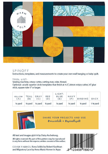 Spinoff Quilt Pattern (PDF)