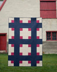 Cross Cabins Quilt Pattern (PDF)
