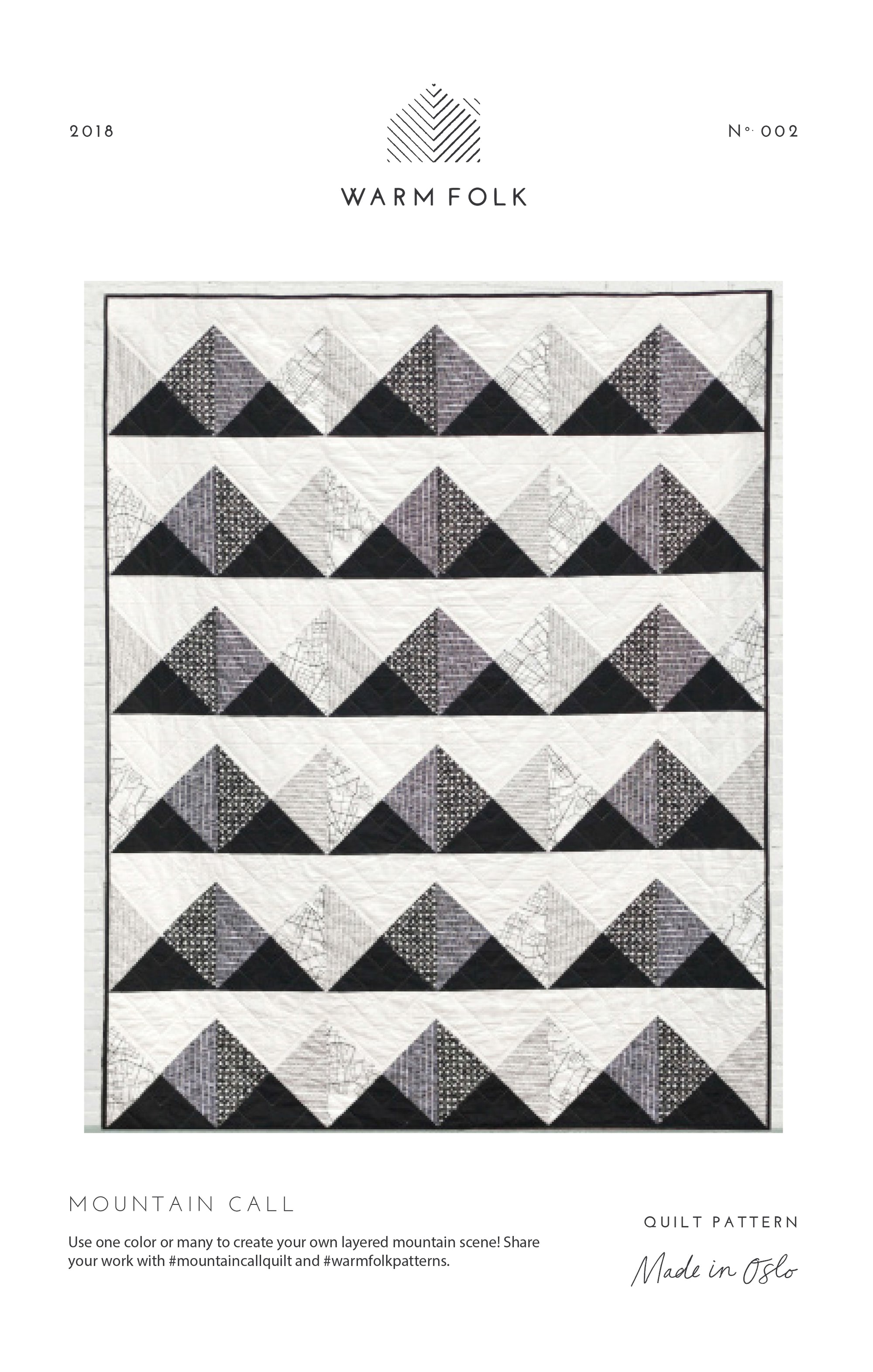 Mountain Call Quilt Pattern (PDF)
