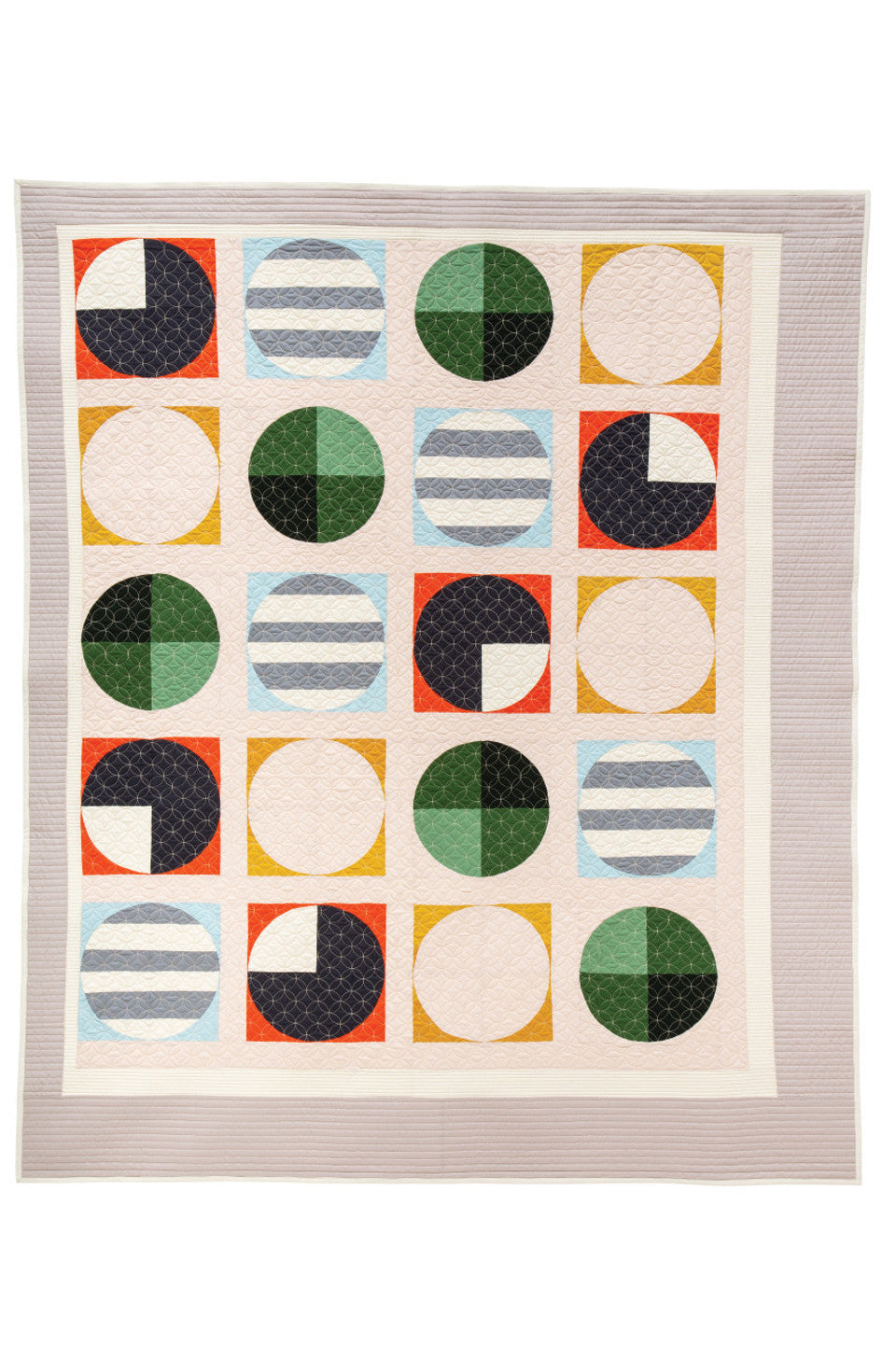 Quilt Modern Curves and Bold Stripes (Digital)